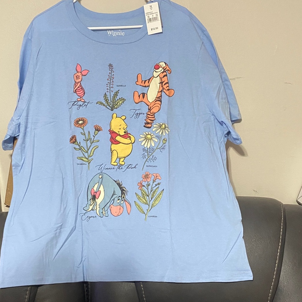 Disney Winnie the Pooh Blue Long Sleeve Top